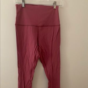 Pink Lululemon Align Leggings